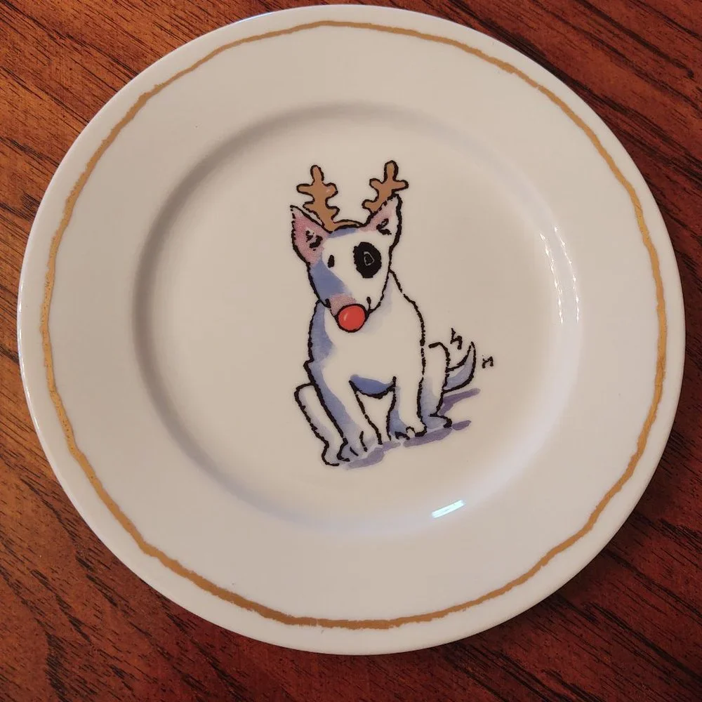Williams Sonoma Holiday Dessert Plate